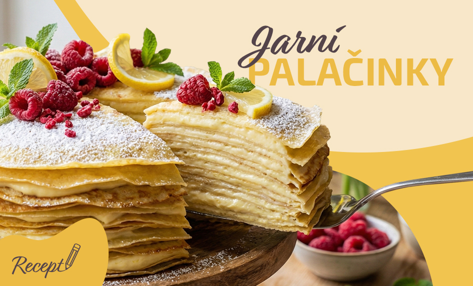 Svěží palačinkový dort s citrusovým krémem: Dokonalé přivítání jara