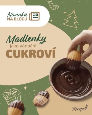 ✨ Chcete letos na Vánoce vyzkoušet něco jiného než klasické cukroví? Upečte si elegantní francouzské madlenky! 🇫🇷 Možná...