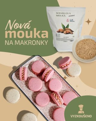 Nová mandlová mouka „natural“ – víc chuti, víc živin, víc důvodů péct 💛 O víkendu jsme ji testovali v makronkách a byli...