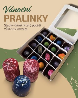 🎁 Dárek, který potěší všechny smysly. Sladký, voňavý a z vašich rukou. Vánoční pralinky z čokolády, ořechů a koření nejsou...